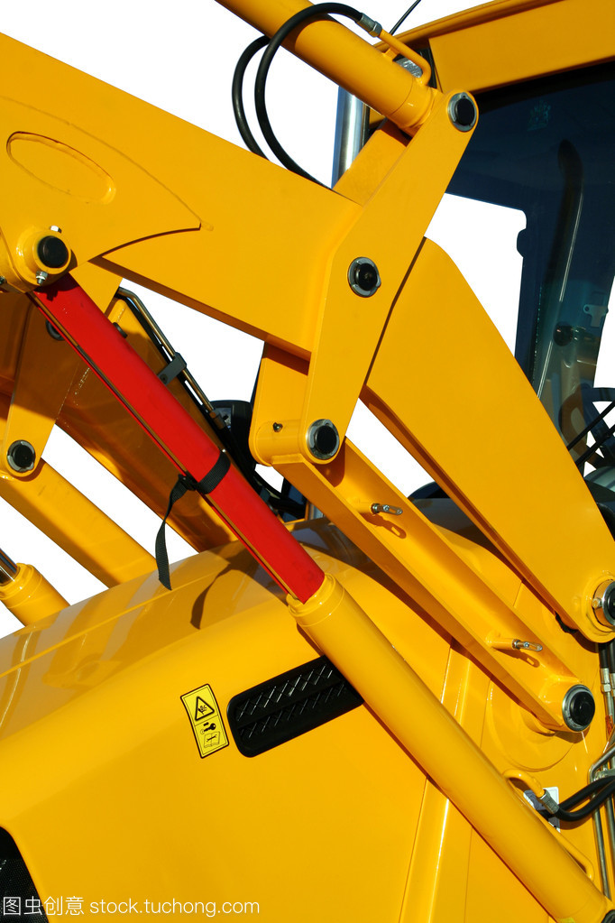 黃顏色的普遍推土機液壓元件